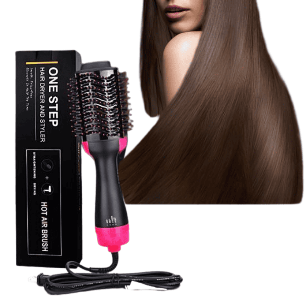 3 in 1 Hair Dryer Brush in packaging