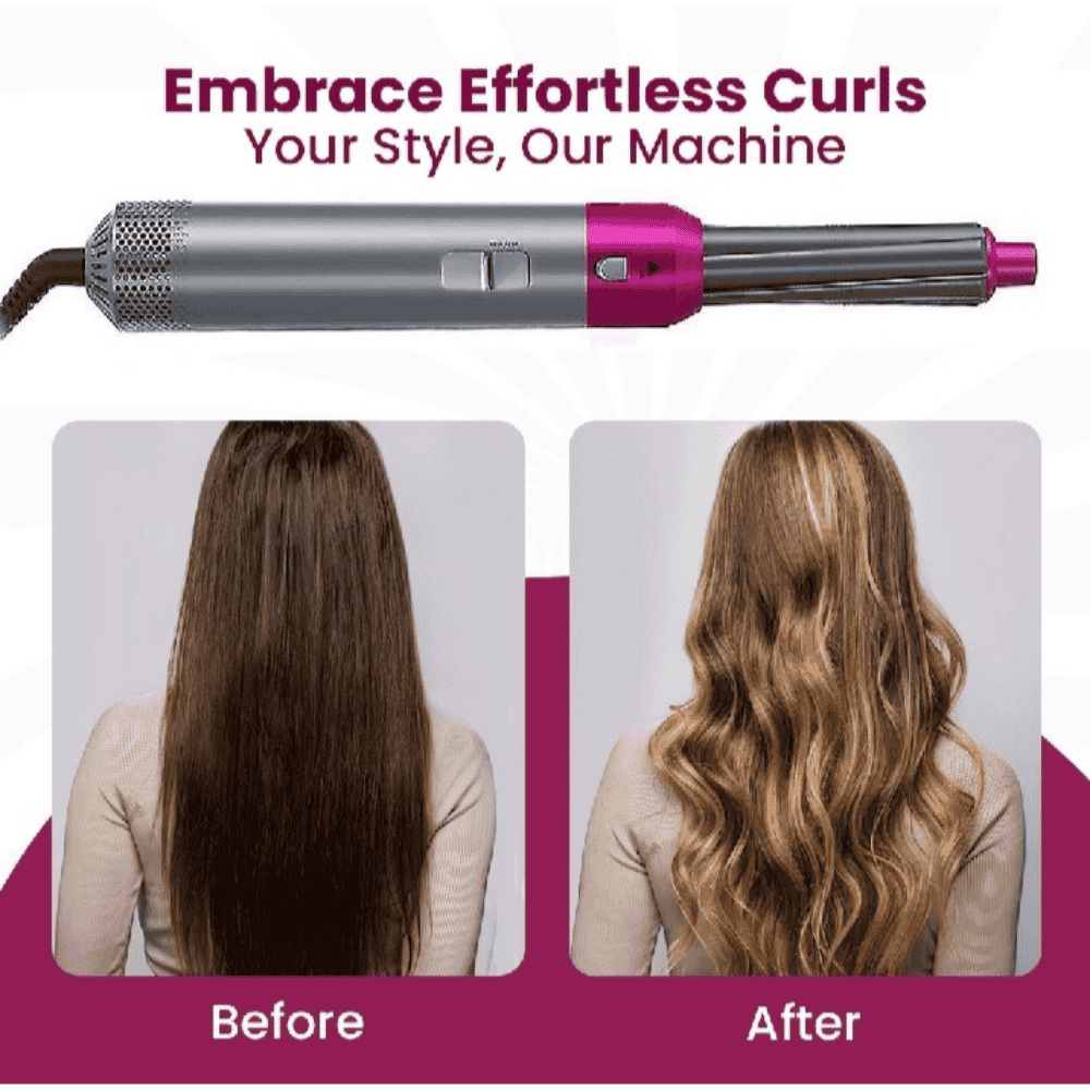 Closeup View of the 5-in-1 Hair Styling Tool