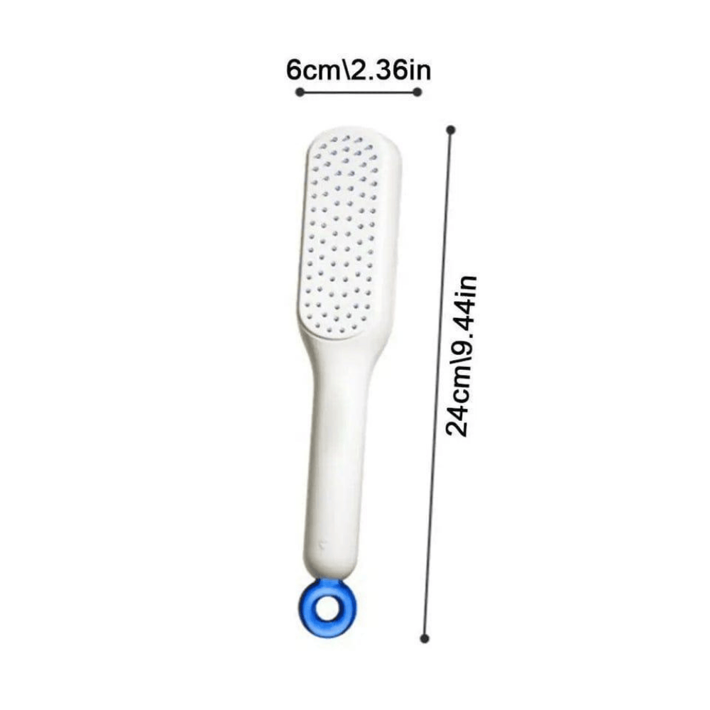 Full product view of the Dense Elastic Scalp SPA brush from all angles.