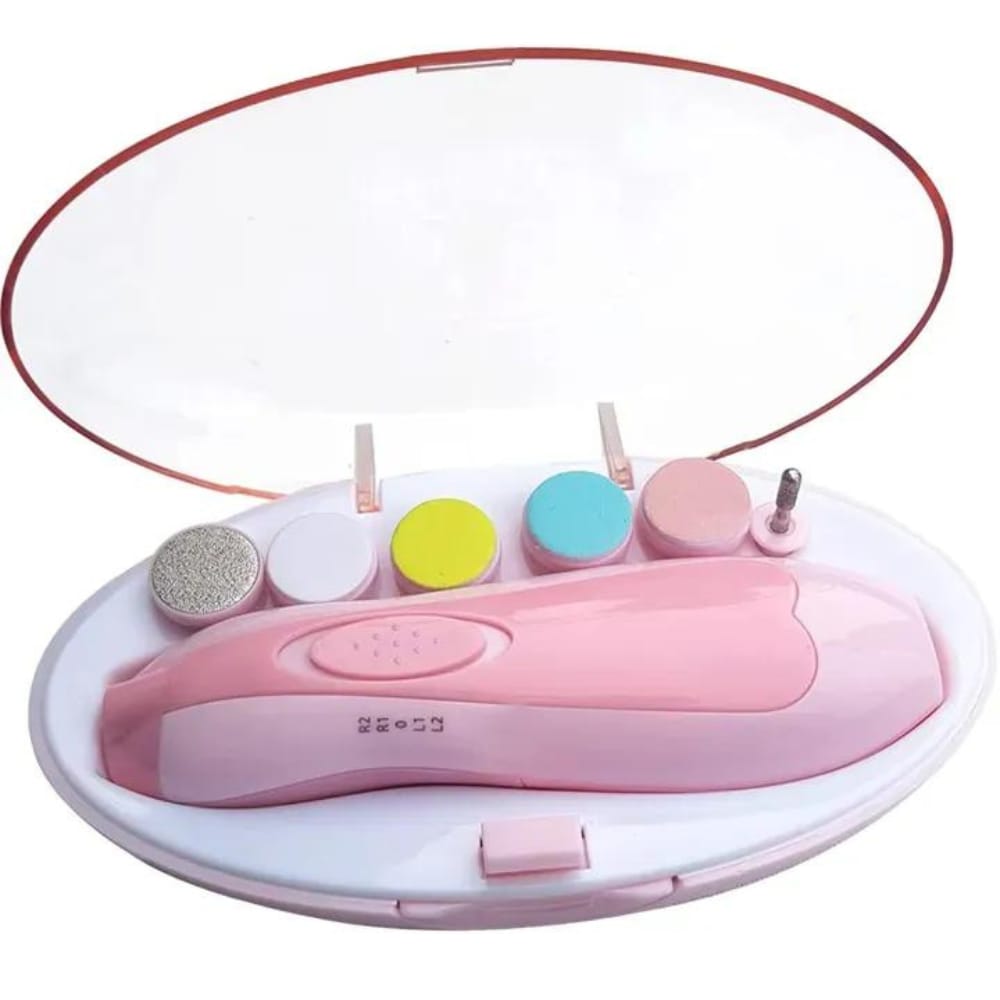 Full image of the nail trimmer and accessories