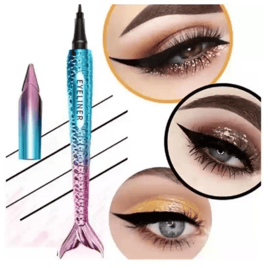 beautiful-sheds of Fish Linear showing variety of bold shimmer shades