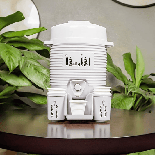 Mini Zamzam Dispenser in elegant setup