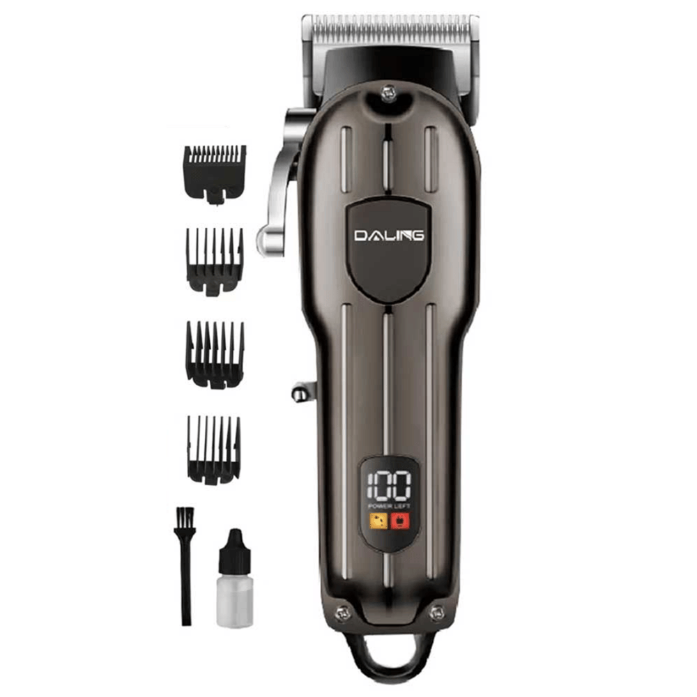 Black DALING DL-1538 clipper with included accessories