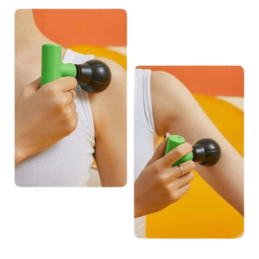Massager being used on back or arms
