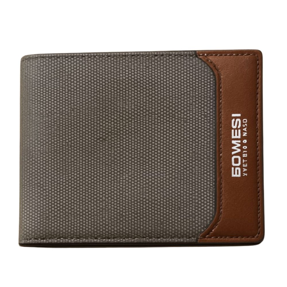 Boweisi Classic Brown Leather Wallet with Cardholder – Spacious & Durable