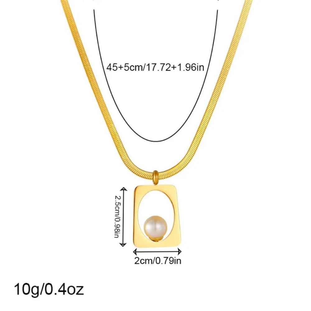 Branded Locket Set Gold Plated