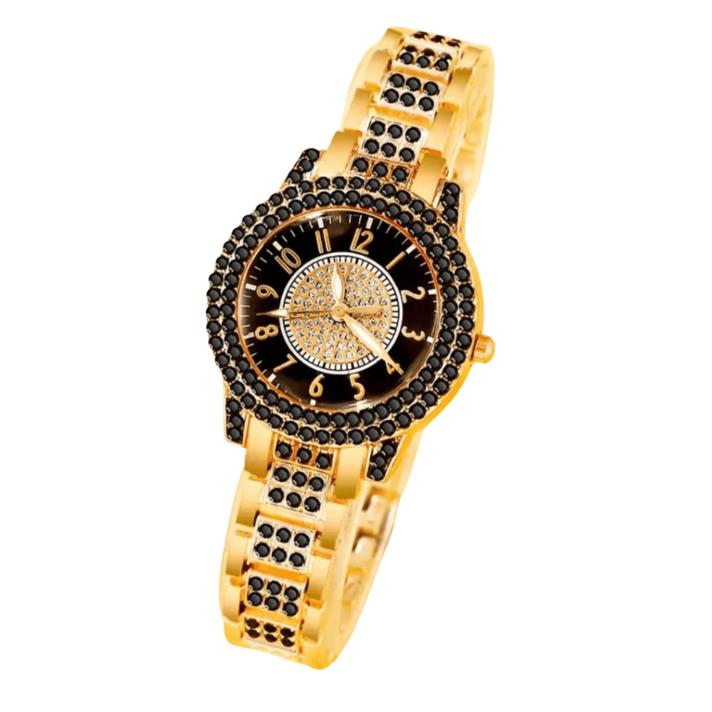 Right side view of stylish chain watch for girls