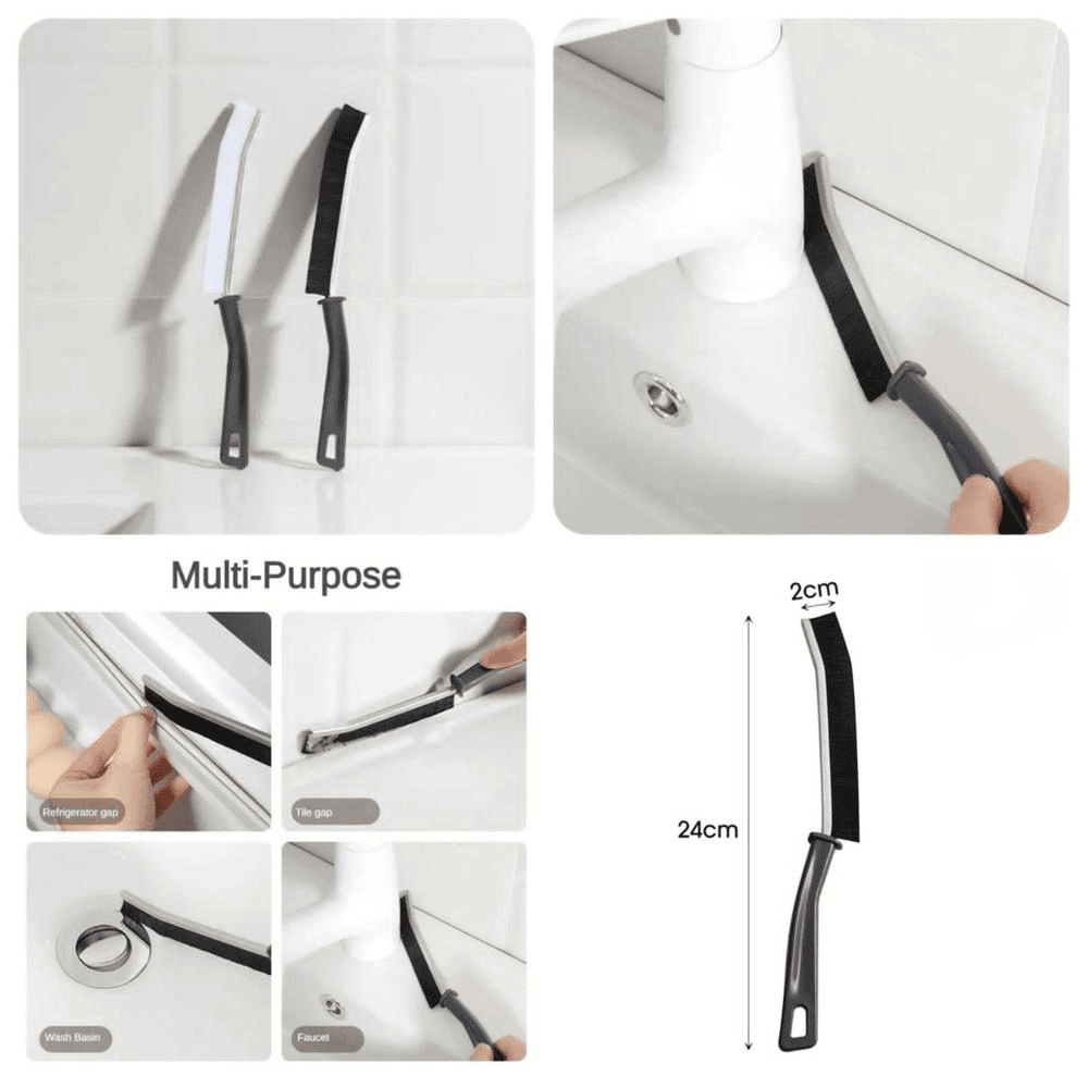 Multifunction usage and measurement view of the cleaning brush