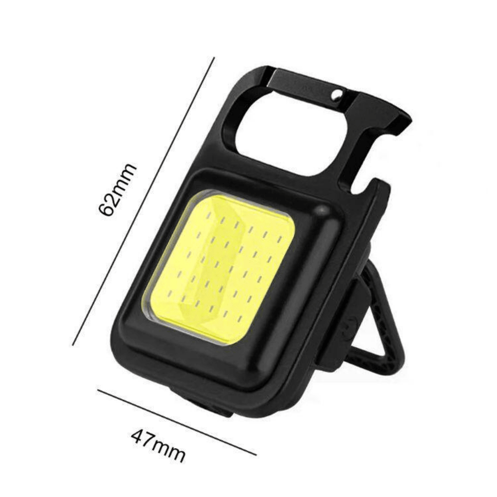Compact dimensions of mini COB flashlight