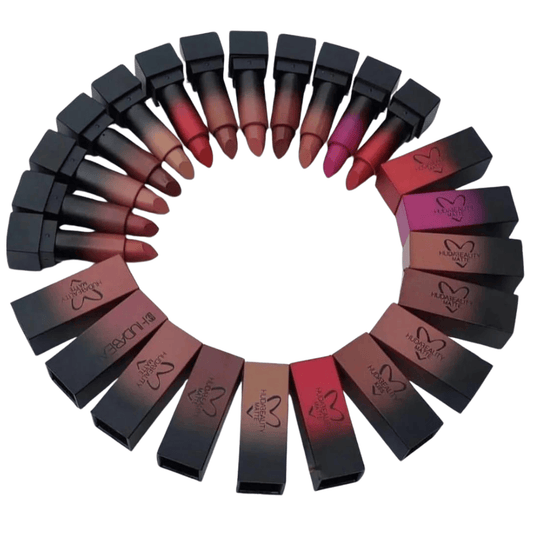 complete-set of Huda Lipistik 12 pcs arranged in packaging