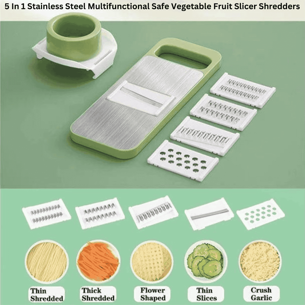 Full accessories included with the vegetable cutter set