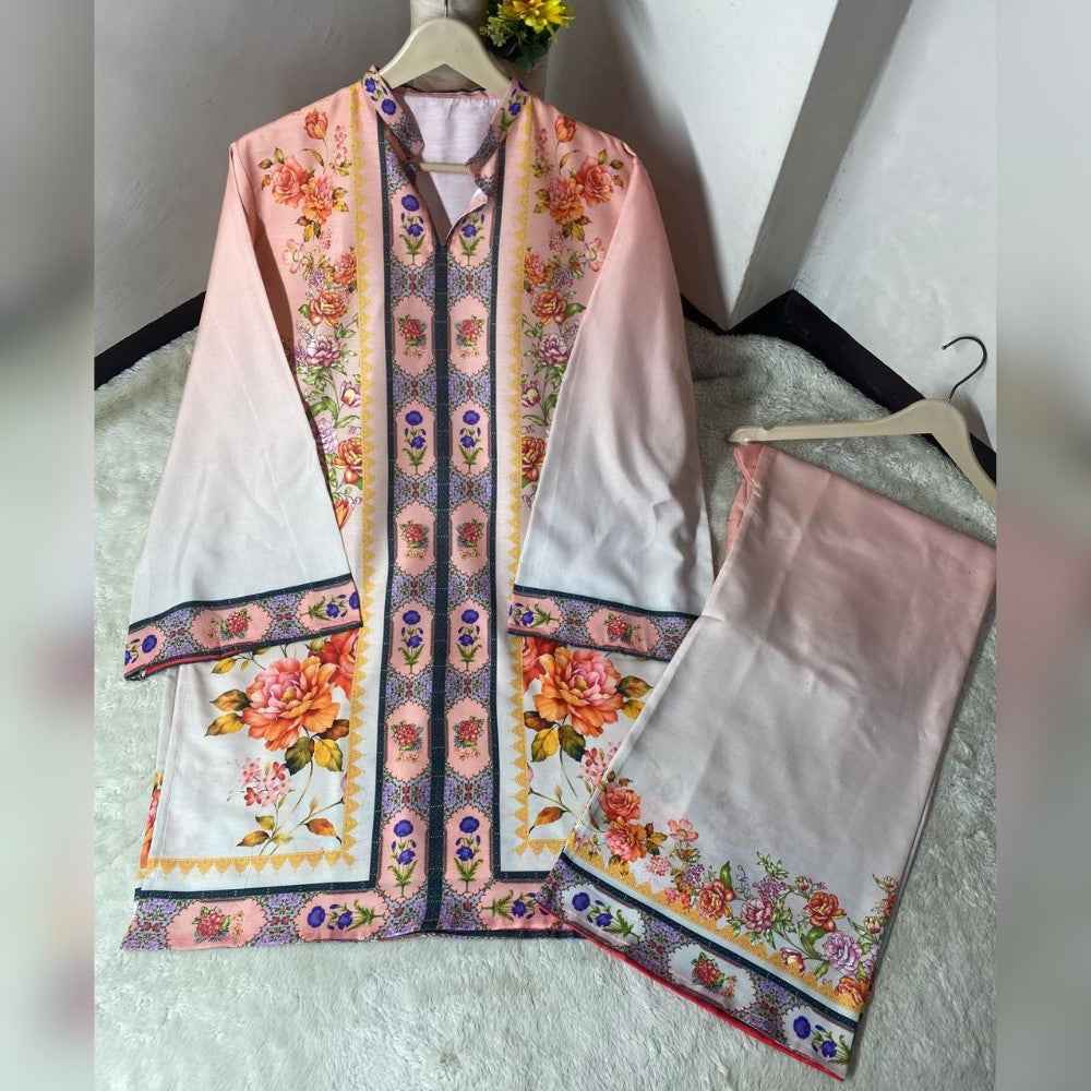Digital Printed Swiss Lawn 2 Piece Suit – Shirt & Trouser | Soft Swiss Lawn Fabric I Design 5