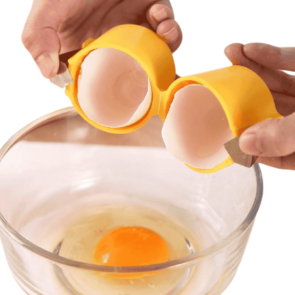 Interior design and components of the egg cracking tool