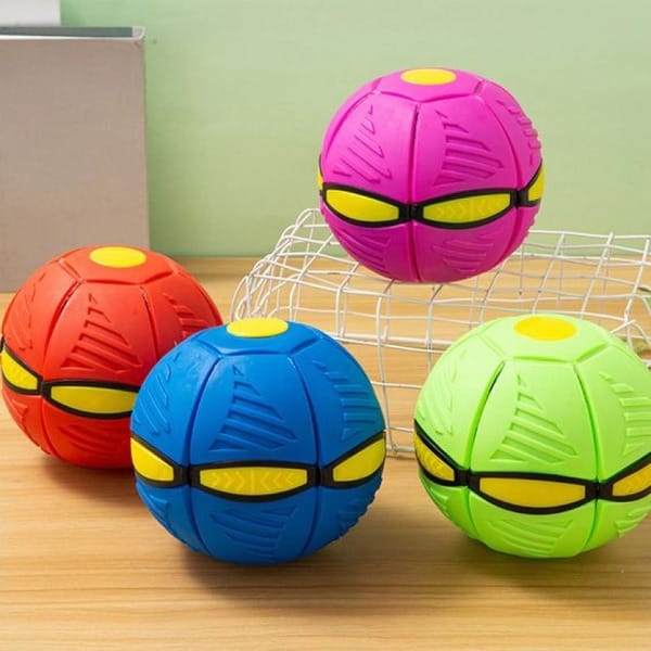 Frisbee Flying Soccer Ball Magic Ball – High Bounce Disc Toy
