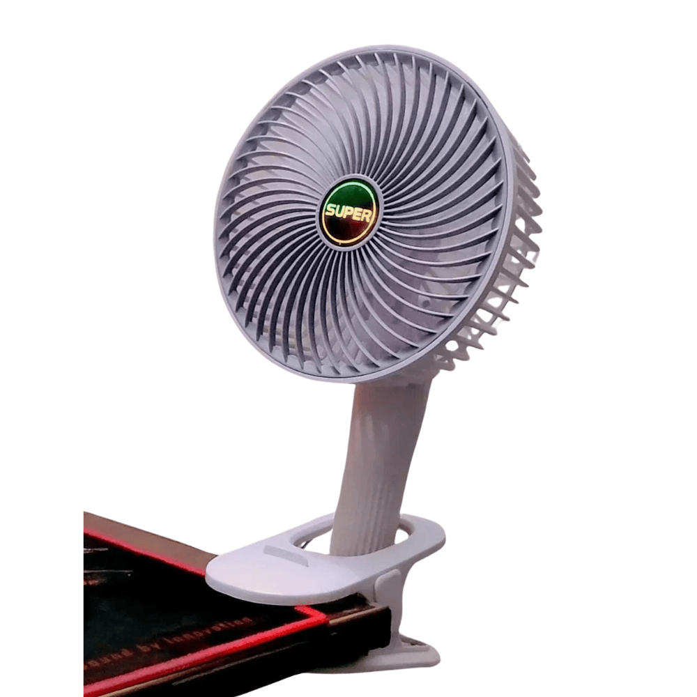 2 in 1 Rechargeable and Portable Table and Hand Fan and USB Powered