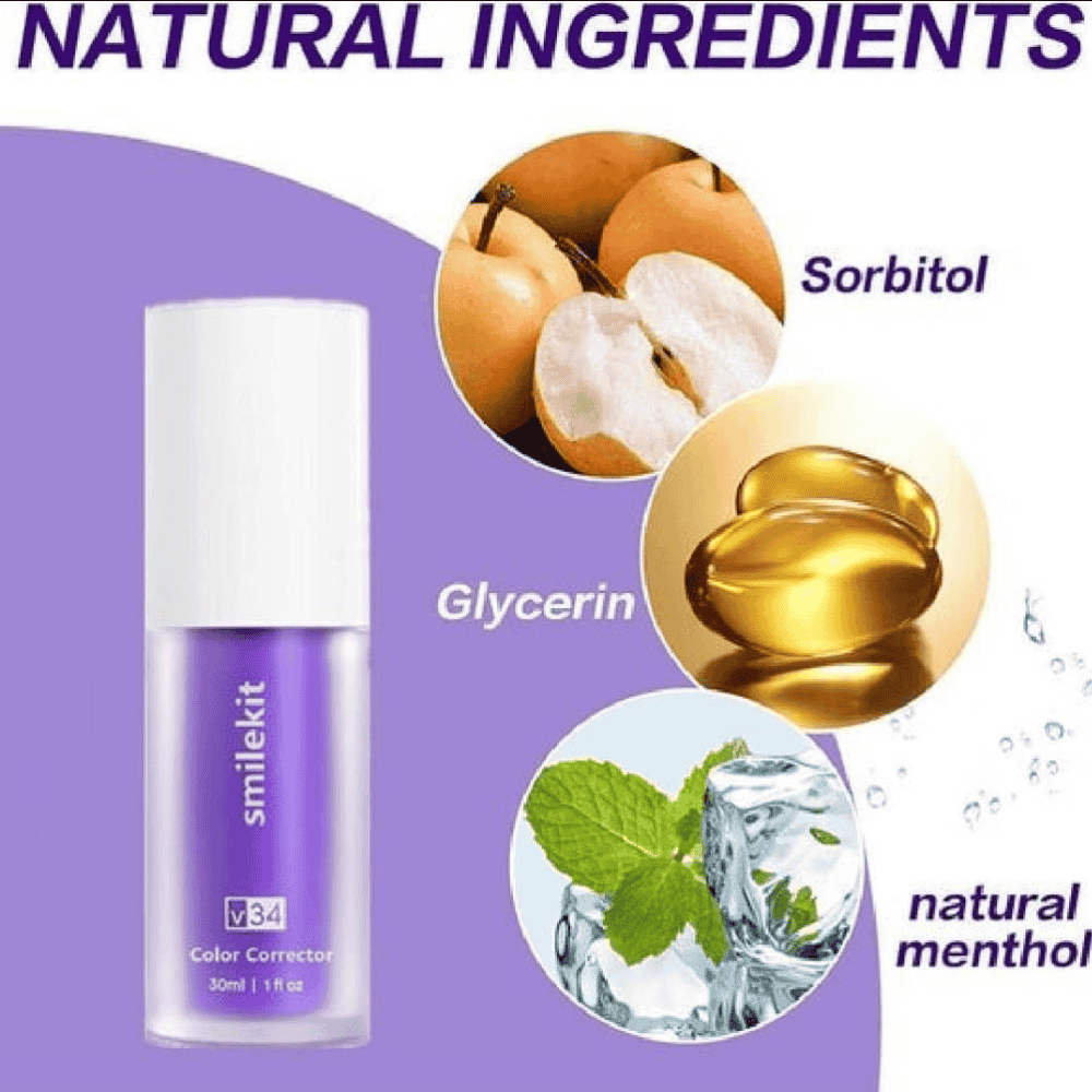 Hismile Natural Whitening Ingredients View