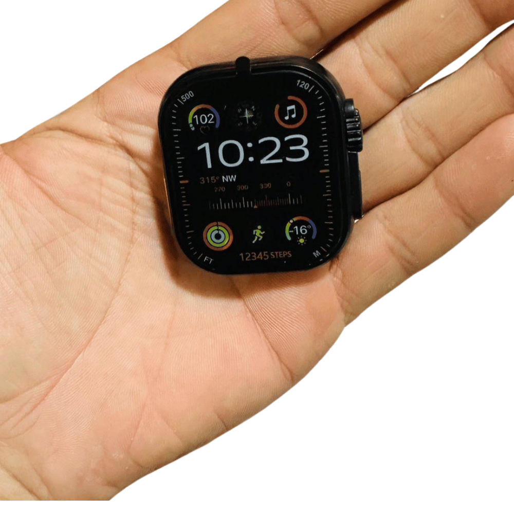 Back sensor and design view of I20 Ultra Max Watch