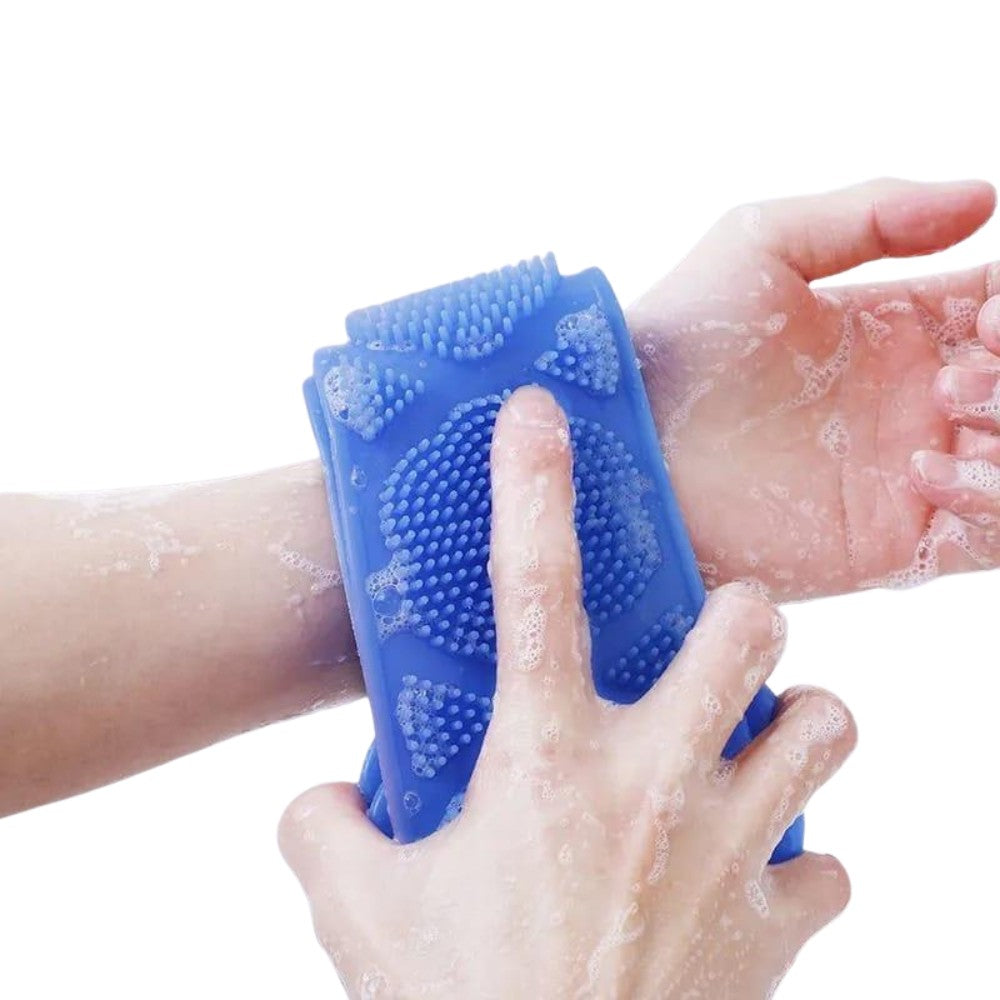 Bath Shower Silicone Body Brush Belt in Multiple Colors