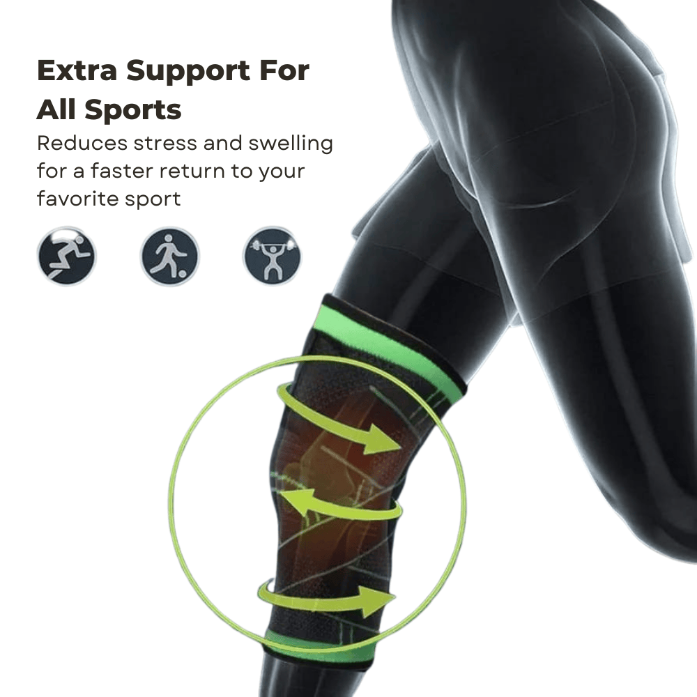 Athletic use of Knee Grip during sports