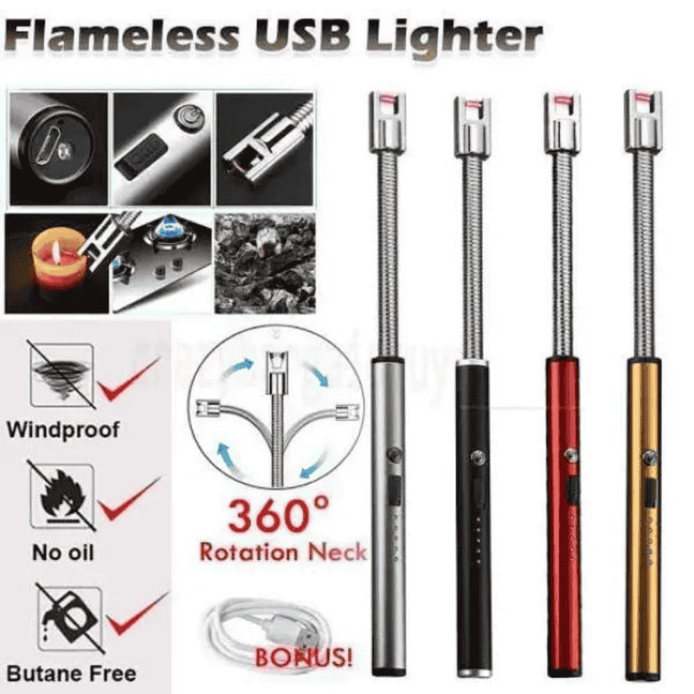 Highlighting flameless, rechargeable USB feature