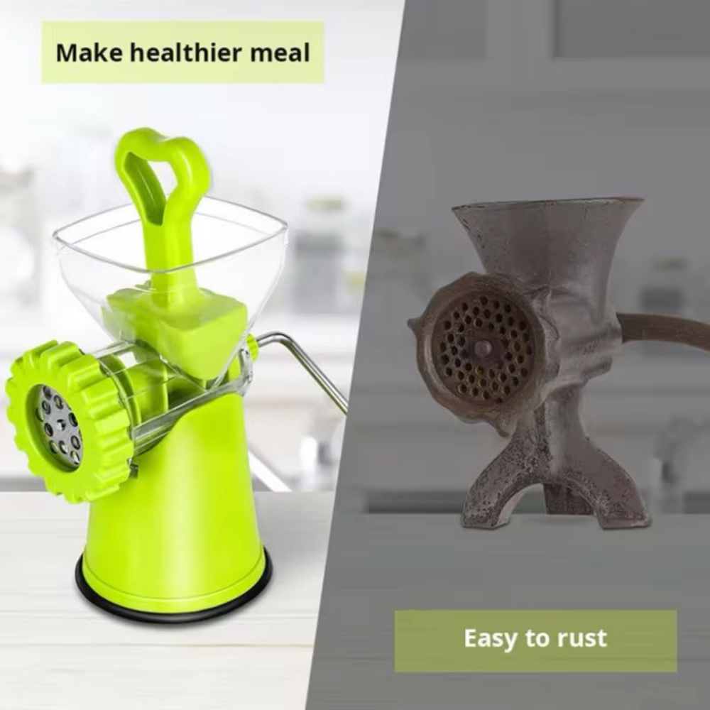 Manual grinder for healthier meal preparation