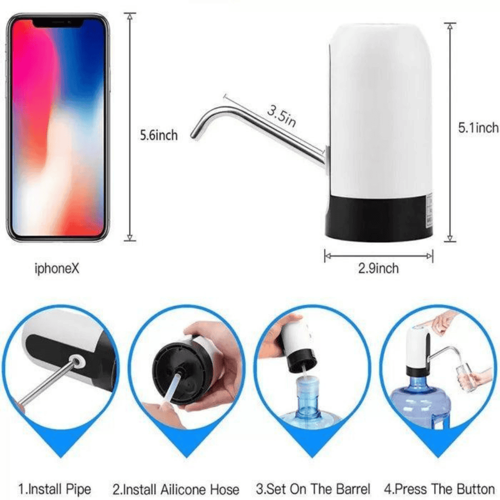 Dimensions and specifications of the water dispenser