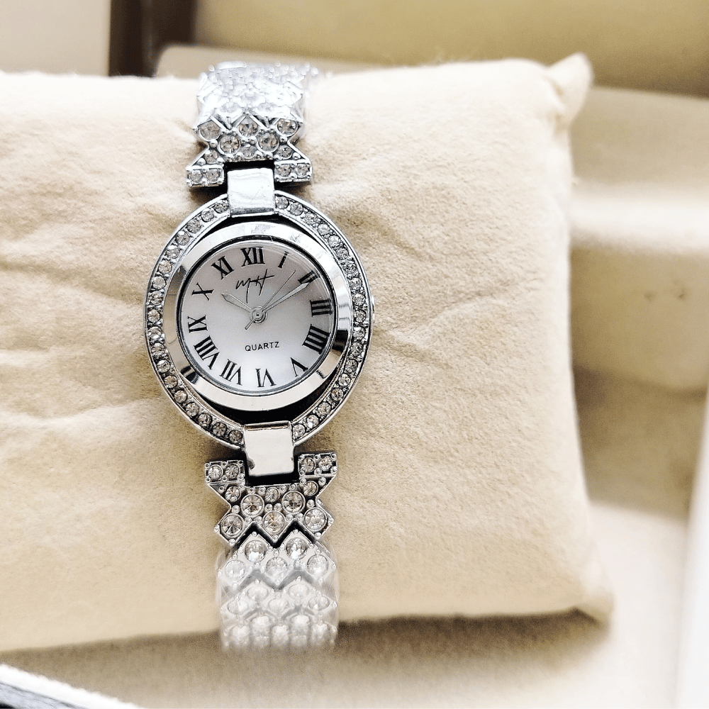 Main image of the silver variant of MH Stone ladies watch