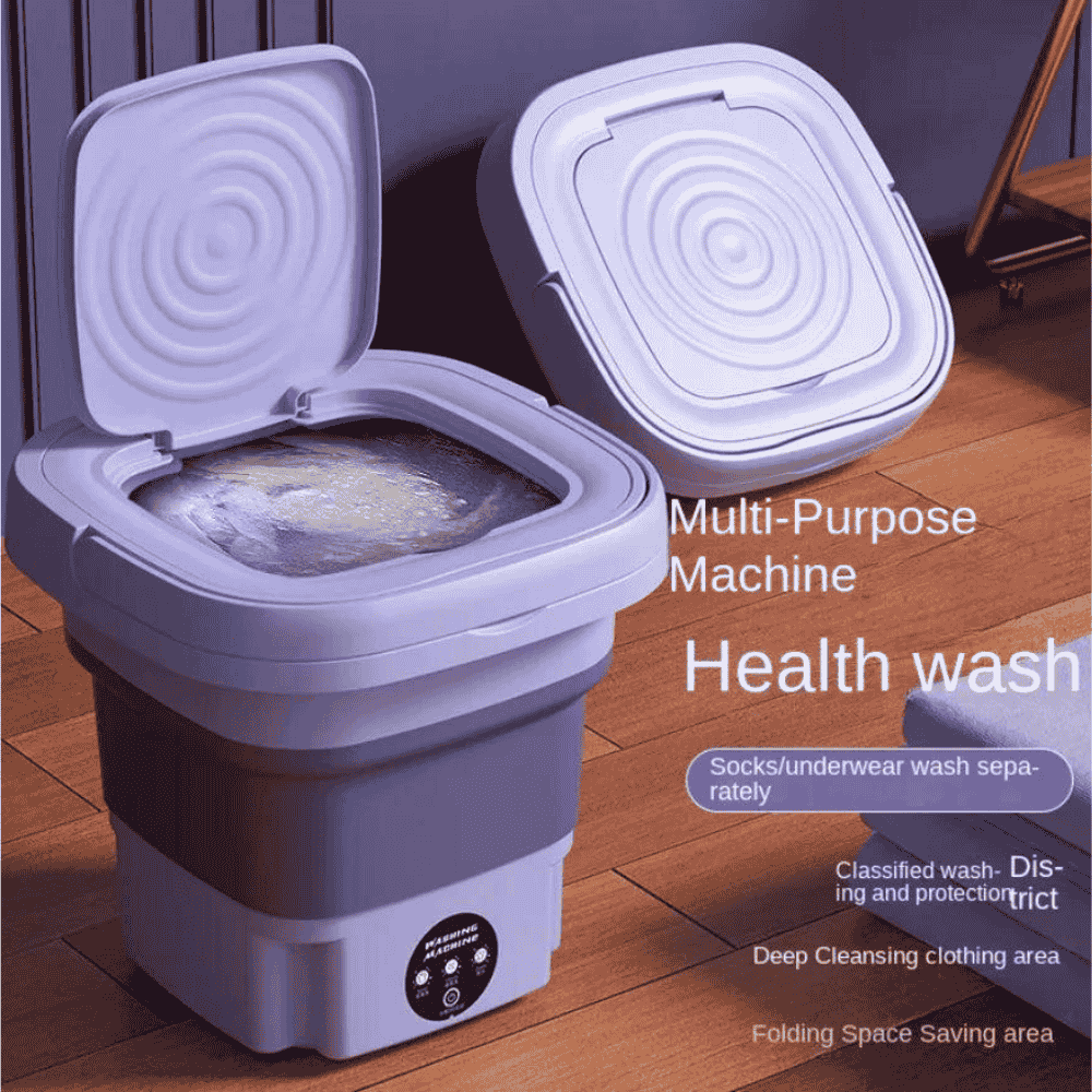 Display emphasizing the health wash functionality of the machine