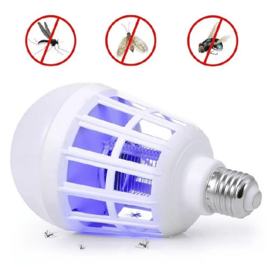 Combined front and side view of the mosquito killer LED bulb