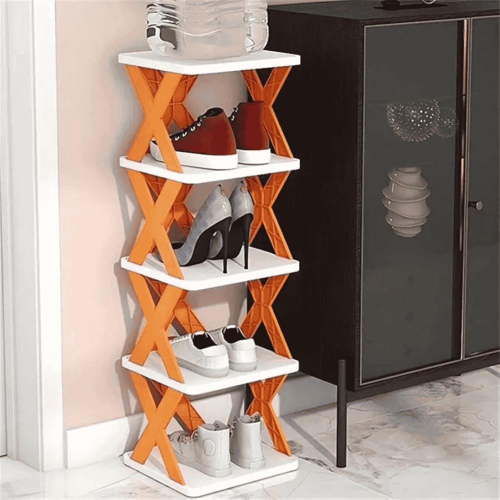 Left side view highlighting the rack's structure