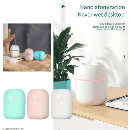 Mini Humidifier – Compact USB Cool Mist Maker with Soft LED Light