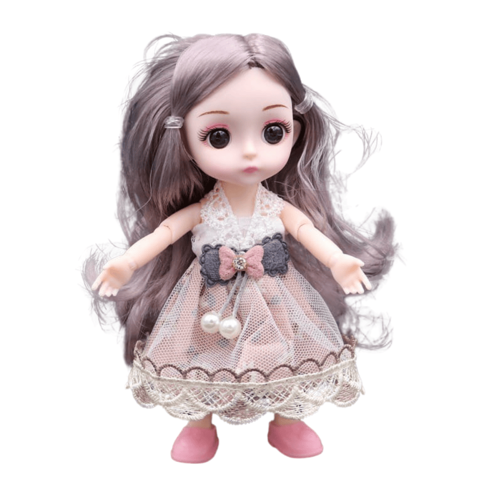 Doll with open arms, ready for play and hugging pose