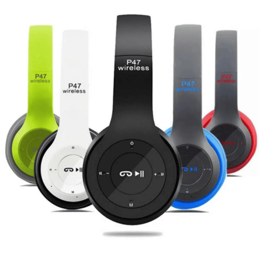 P47 Wireless Bluetooth Headphones – Foldable, Stylish, & Powerful Sound