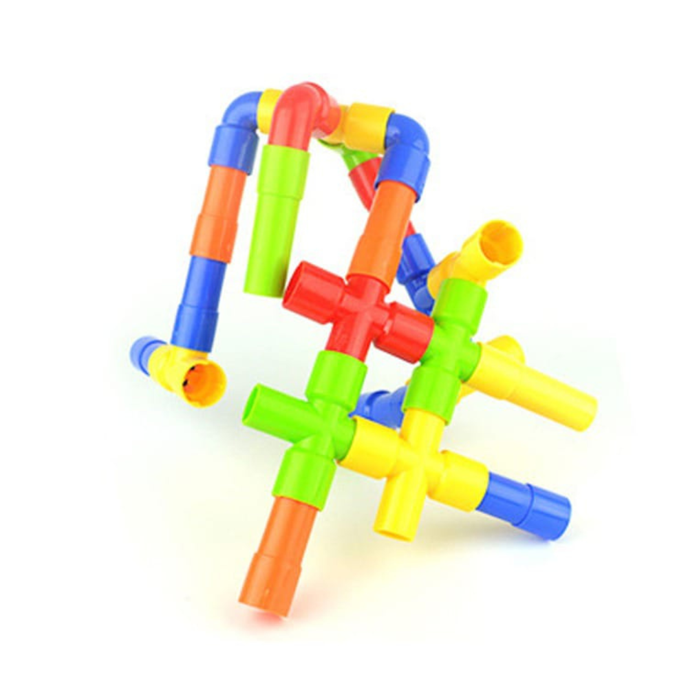 Simple pipe structure built using the blocks