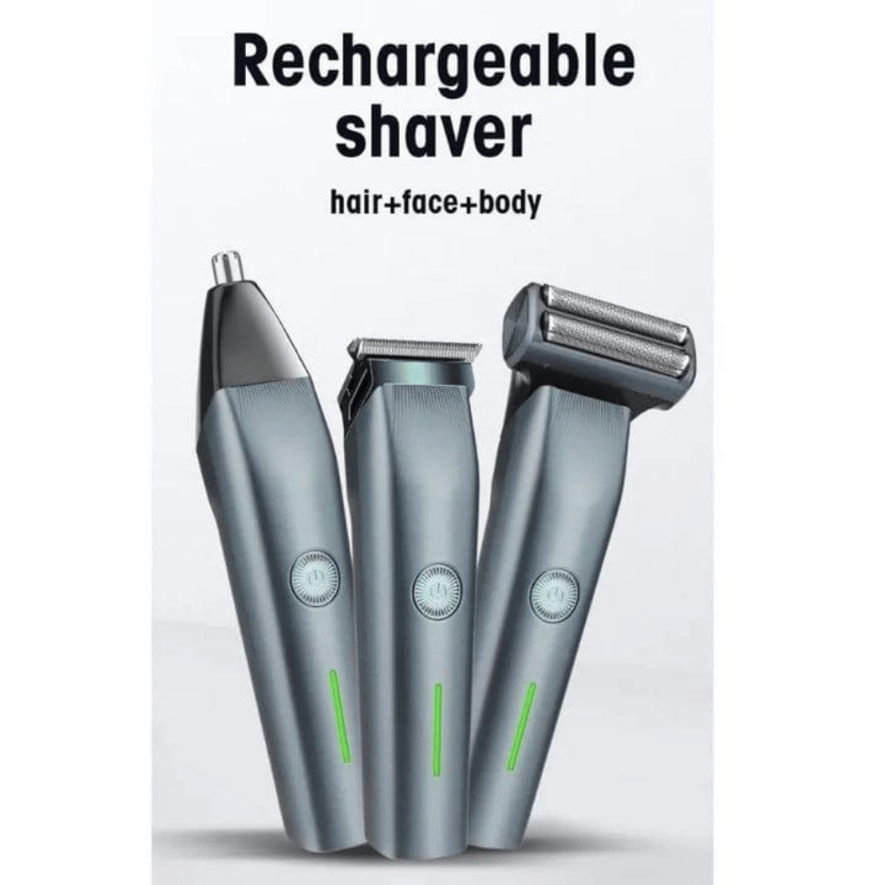 recharging-multi-function-grooming-kit-and-body-shaver with charger