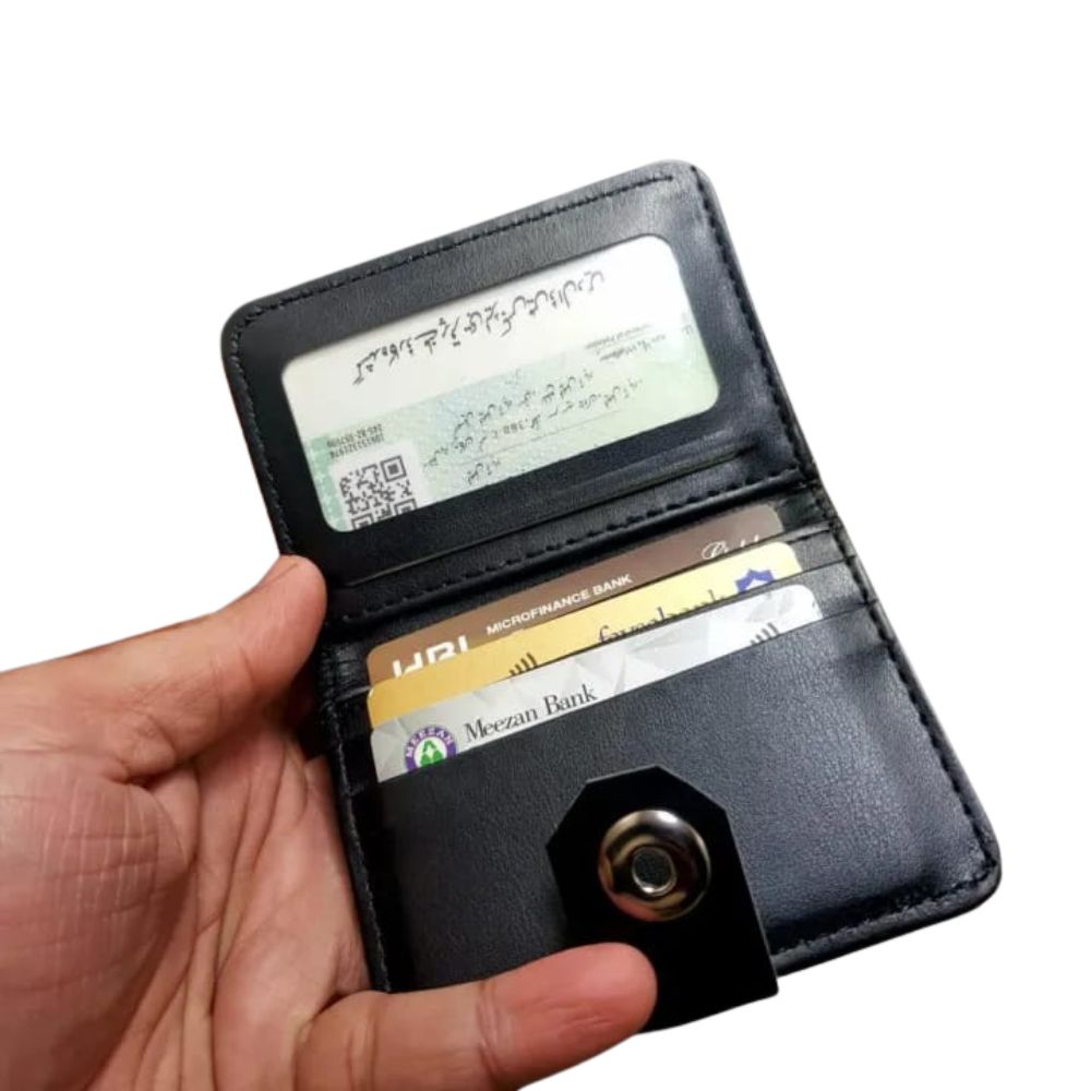 Open View Small Leather Wallet with Cardholder – ShopFirst.pk