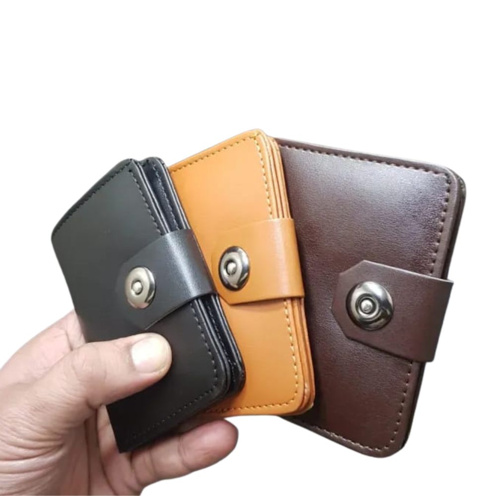Leather Wallets with Cardholder – Brown, Black & Camel – ShopFirst.pk