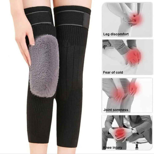 Pair of 2 - Winter Knee Warmer for Men & Women | Thermal Leg Support Sleeves