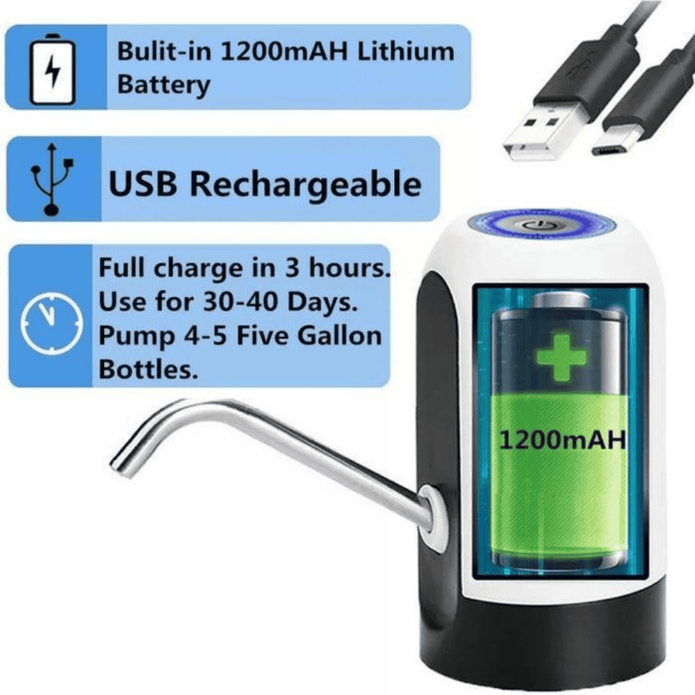 Various USB charging port options compatible with the dispenser
