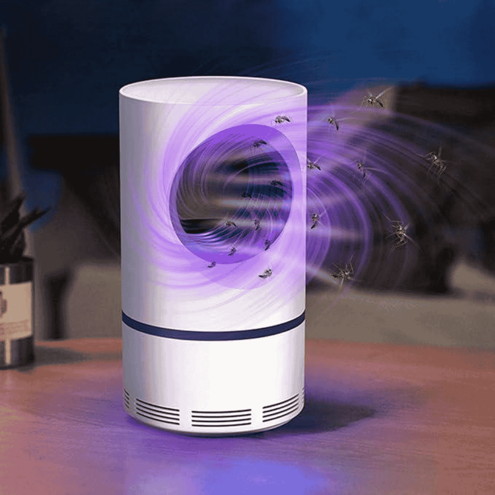 Side profile showcasing the design of the mosquito killer lamp