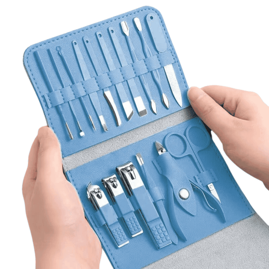 16 in 1 Manicure and Pedicure Nail Cutter Kit for Home Use