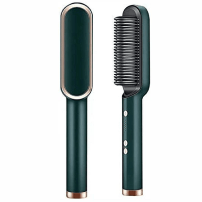 Front view of the green variant of the hair styler