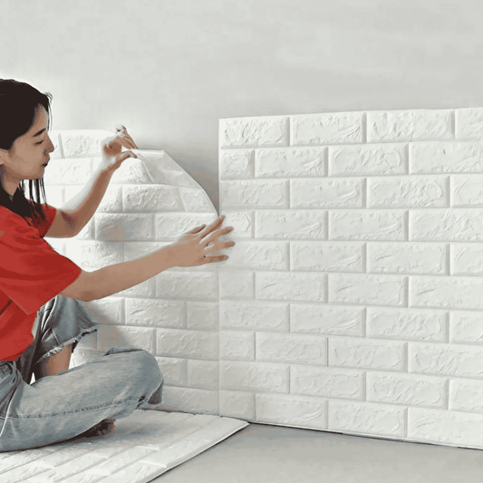 Angled front view highlighting brick texture