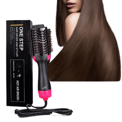 3 in 1 Hair Dryer Brush in packaging