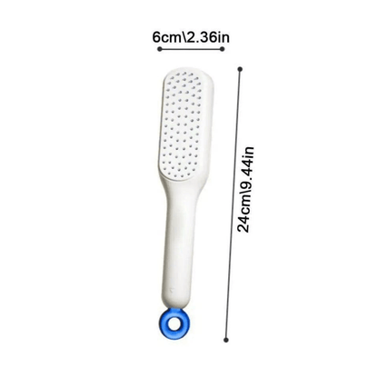 Full product view of the Dense Elastic Scalp SPA brush from all angles.