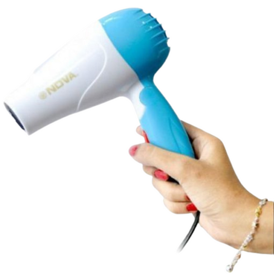 Front view  blue of Nova Hair Dryer NV-1290