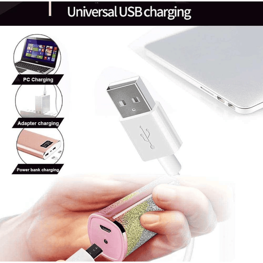 USB-charging-flawless-2in1-eyebrow-trimmer showing charging capability