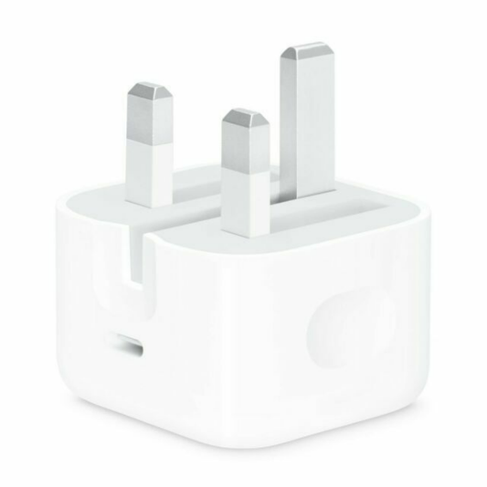 Back points view of the Apple 20W USB-C power adapter