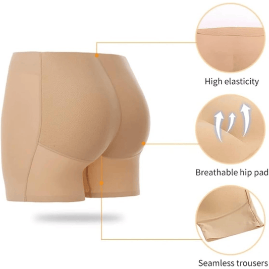 back-look-high-elasticity-hip-shaper showing rear lift and boxer fit