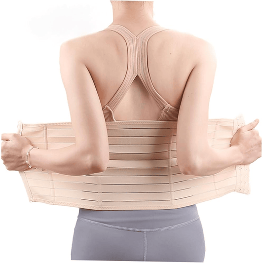 back-look-ladies-shaper showing rear side of the belly shaper